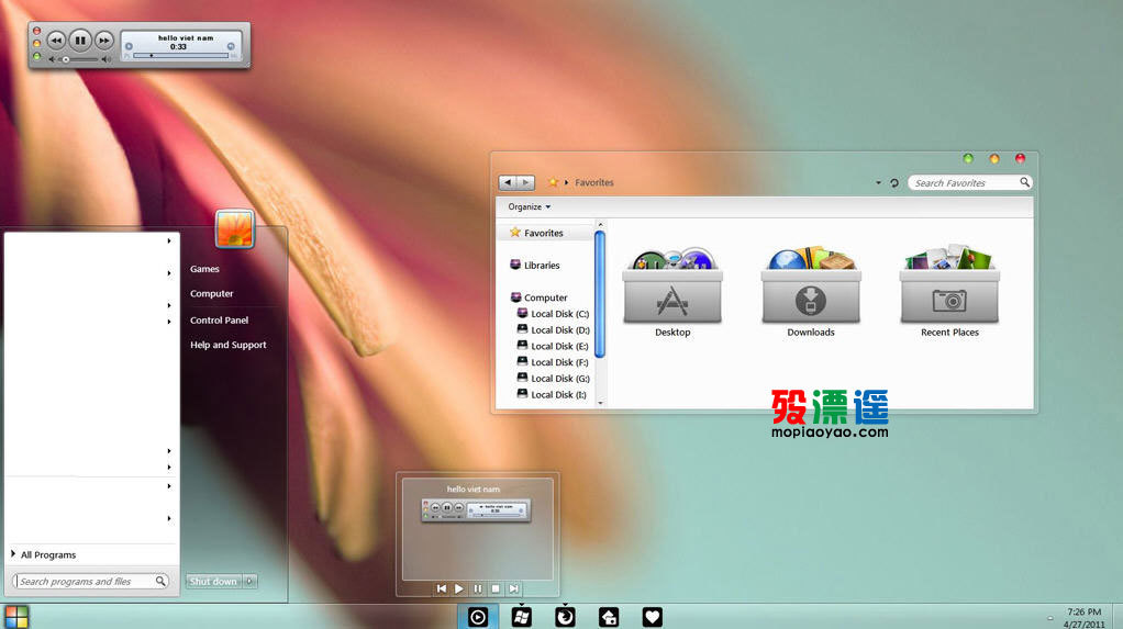 Win7主题：MACOS 9X VS THEME