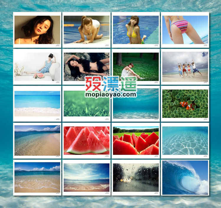 小殁电脑桌面壁纸 ：炎炎夏日里的一抹凉2013