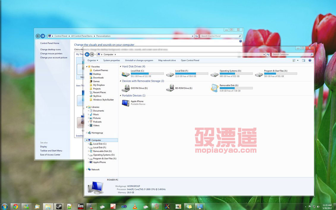 Win7变Win8 ：Win8 RC Aero for Win7主题