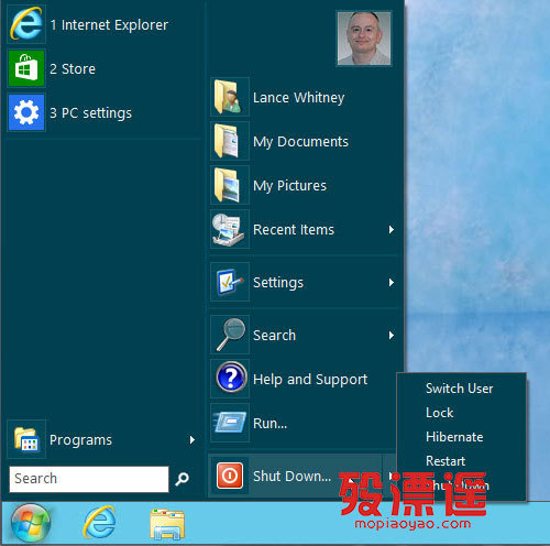 Win8 StartButton   Win8开始按纽软件，找回Windows的归属感
