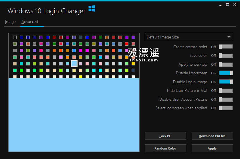 Windows10LoginChanger