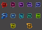 CS6 Icons Redesign图标下载   CS6 启动动画制作而成的图标会是怎样